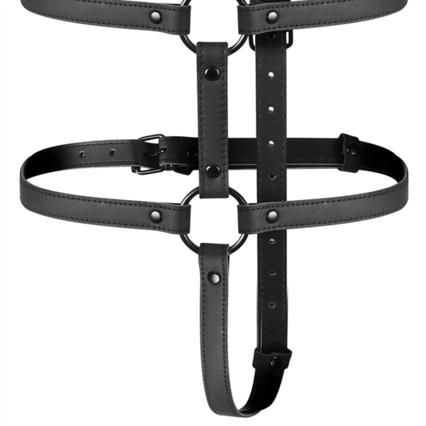 FETISH SUBMISSIVE BONDAGE - ARNÉS AJUSTABLE TORSO Y BRAZOS - Imagen 5