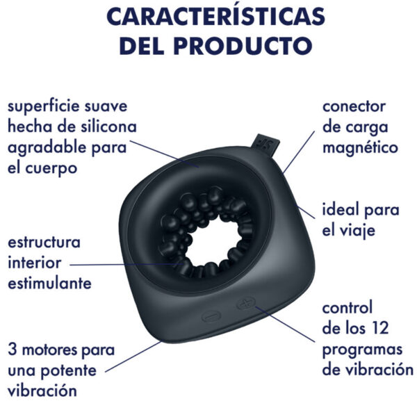 SATISFYER - RING STROKER MASTURBADOR  VIBRADOR - Imagen 5