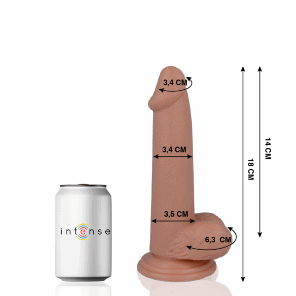 MR INTENSE - 10 PENE REALÍSTICO 18 CM -O- 3.4 CM - Imagen 2