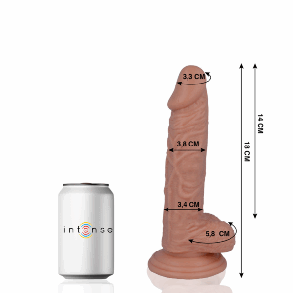 MR INTENSE - 11 PENE REALÍSTICO 18 CM -O- 3.8 CM - Imagen 2