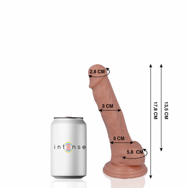 MR INTENSE - 9 PENE REALÍSTICO 17.8 CM -O- 3 CM - Imagen 2