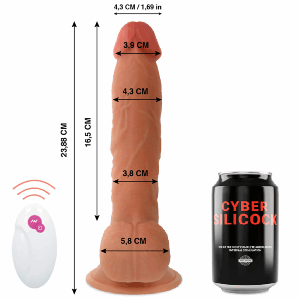 CYBER SILICOCK - REALÍSTICO CONTROL REMOTO MASTER BEN 23.88 CM -O- 4.3 CM - Imagen 2