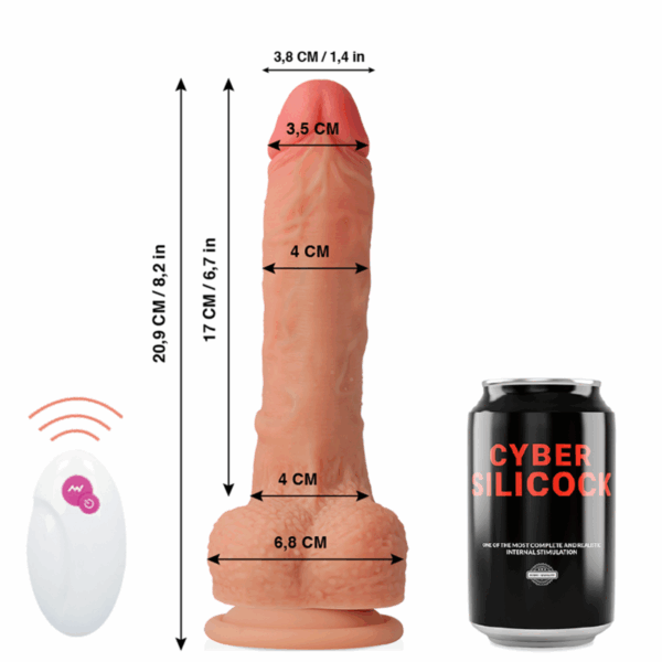 CYBER SILICOCK - REALÍSTICO CONTROL REMOTO MASTER HUCK 20.9 CM -O- 4 CM - Imagen 2