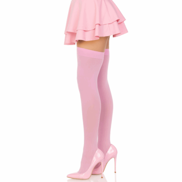 LEG AVENUE - MEDIAS NAILON ROSA - Imagen 3