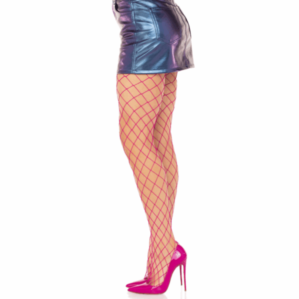 LEG AVENUE - PANTIMEDIAS REJILLA DIAMANTE AMARILLO - Imagen 3