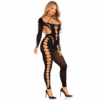 LEG AVENUE - BODYSTOCKING TOBILLO RECKLESS AZUL - Imagen 4