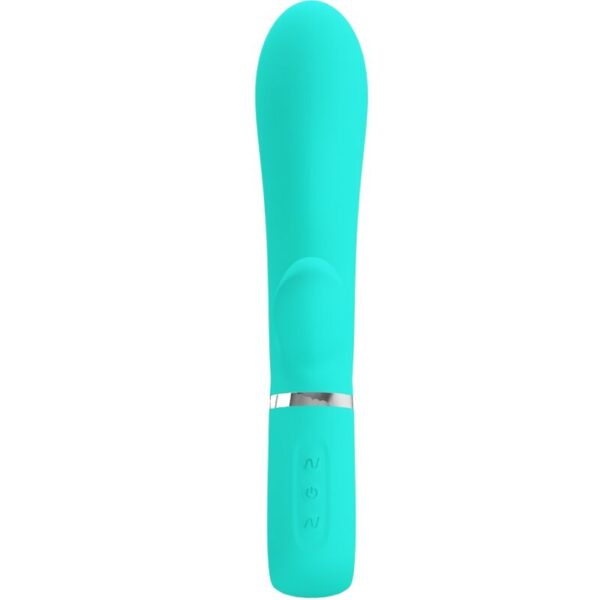 PRETTY LOVE - THOMAS VIBRADOR PUNTO G MULTIFUNCIÓN VERDE AGUA - Imagen 2
