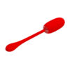 PRETTY LOVE - JULIUS HUEVO VIBRADOR IMPERMEBLE  RECARGABLE ROJO - Imagen 2