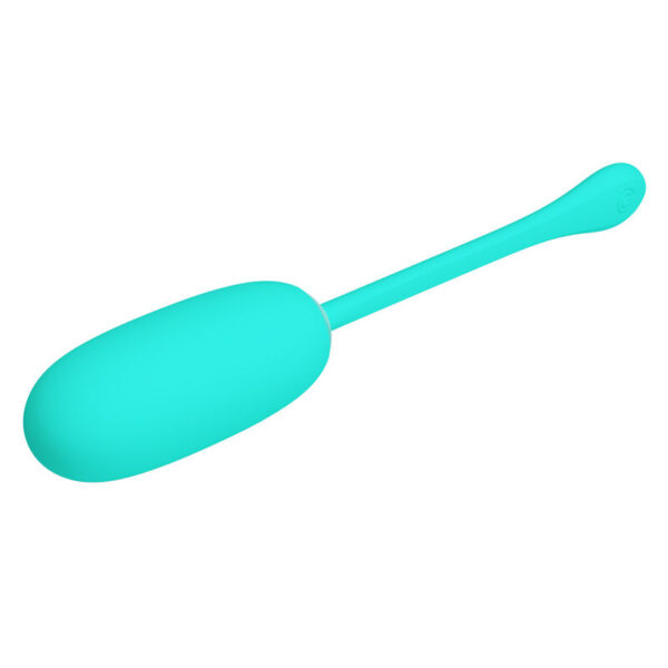 PRETTY LOVE - JULIUS HUEVO VIBRADOR IMPERMEBLE  RECARGABLE VERDE AGUA - Imagen 4