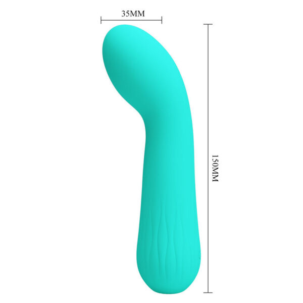 PRETTY LOVE - FAUN VIBRADOR RECARGABLE VERDE AGUA - Imagen 5