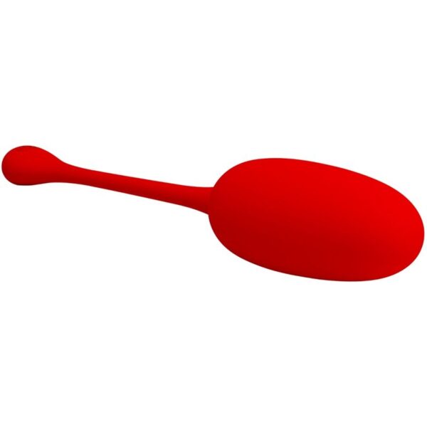PRETTY LOVE - KNUCKER HUEVO VIBRADOR RECARGABLE ROJO - Imagen 3