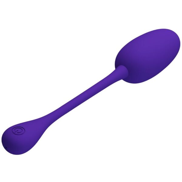 PRETTY LOVE - KNUCKER HUEVO VIBRADOR RECARGABLE LILA - Imagen 2
