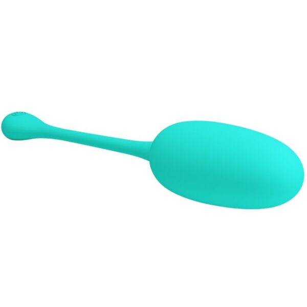 PRETTY LOVE - KNUCKER HUEVO VIBRADOR RECARGABLE VERDE AGUA - Imagen 3