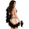CHILIROSE - CR 3635 BODY FLORES CROTCHLESS ROJO S/M - Imagen 2