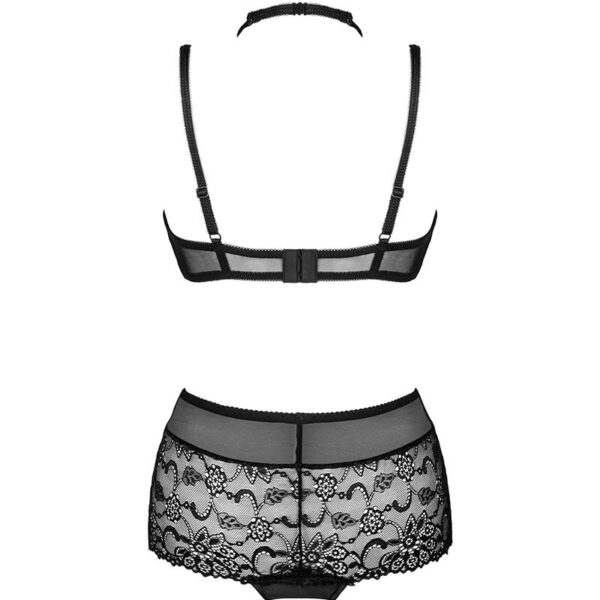 LIVCO CORSETTI FASHION - LINERA FOR THE SENSES COLLECTION SUJETADOR + PANTY NEGRO - Imagen 4