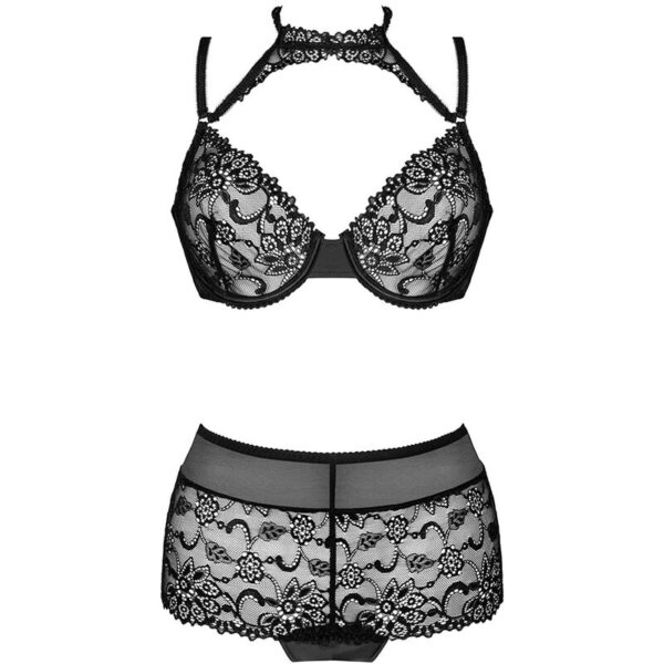 LIVCO CORSETTI FASHION - LINERA FOR THE SENSES COLLECTION SUJETADOR + PANTY NEGRO - Imagen 3