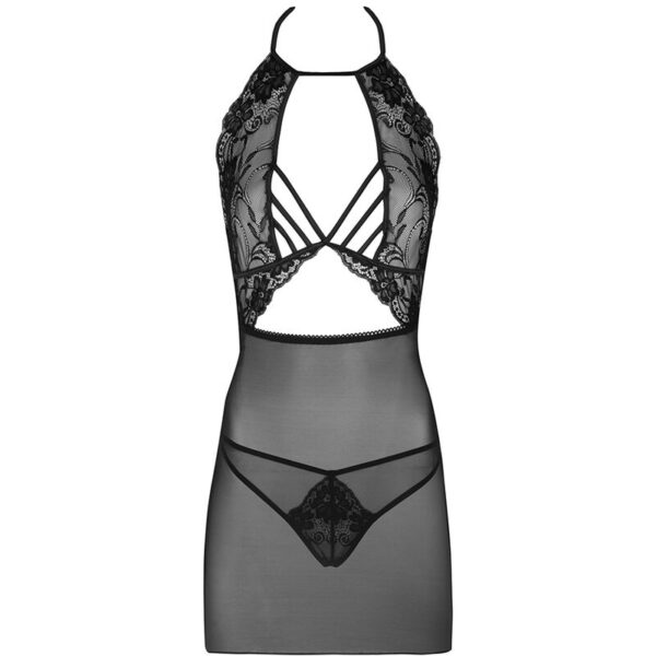 LIVCO CORSETTI FASHION - MALVIAMI LC 90625 FALDA + PANTY NEGRO - Imagen 3