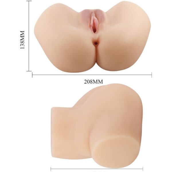 CRAZY BULL - VAGINA Y ANO REALÍSTICOS VIBRADOR HAILEY - Imagen 5