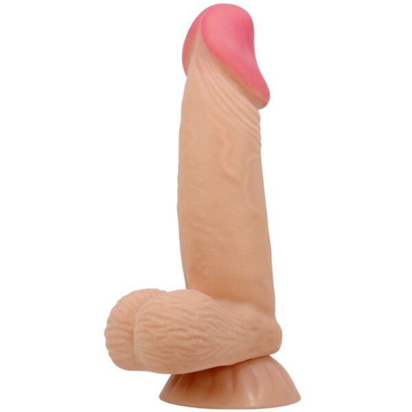 PRETTY LOVE - SLIDING SKIN SERIES DILDO REALÍSTICO CON VENTOSA PIEL DESLIZANTE 19.4 CM - Imagen 4