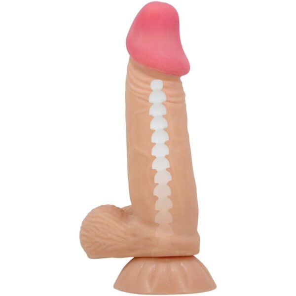 PRETTY LOVE - SLIDING SKIN SERIES DILDO REALÍSTICO CON VENTOSA PIEL DESLIZANTE 19.4 CM - Imagen 5