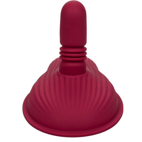 CALEXOTICS - RIDER MASAJEADOR DOBLE MOTOR CONTROL REMOTO ROJO - Imagen 5