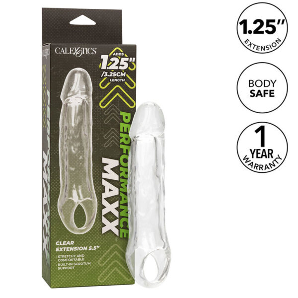 CALEXOTICS - PERFORMANCE MAXX EXTENSIÓN CLARA 5,5 TRANSPARENTE - Imagen 2