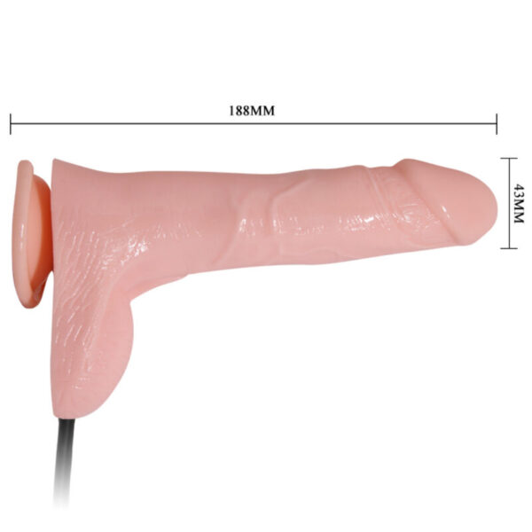 BAILE - INFLATABLE DILDO HINCHABLE REALÍSTICO CON VENTOSA 15 CM - Imagen 3