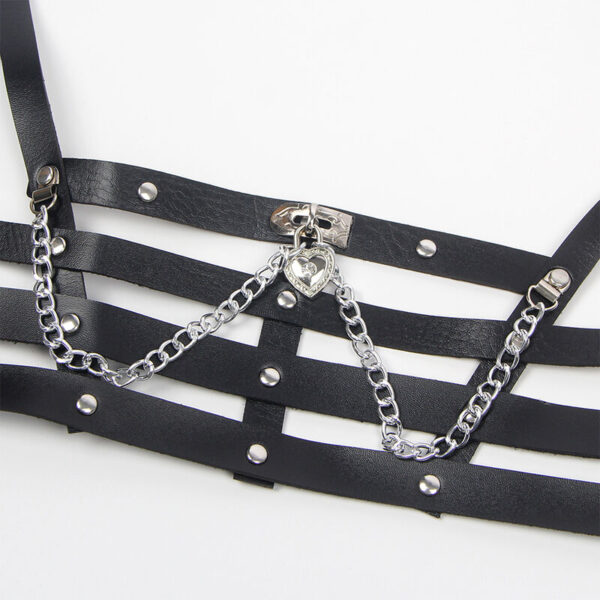 SUBBLIME - ARNÉS FORMA CORSET DETALLE CADENAS TALLA ÚNICA - Imagen 4