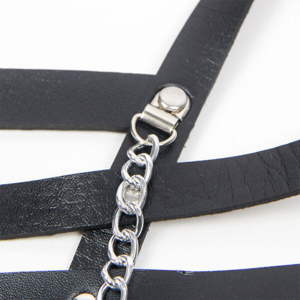 SUBBLIME - ARNÉS FORMA CORSET DETALLE CADENAS TALLA ÚNICA - Imagen 5