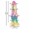 EPIC - IRIS DILDO CON TESTÍCULOS ARCOÍRIS DE PLACER - Imagen 2
