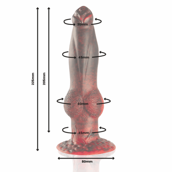 EPIC - PROMETHEUS DILDO TITAN EN LLAMAS RECARGABLE CONTROL REMOTO - Imagen 2