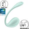 SATISFYER - SMOOTH PETAL ESTIMULADOR PUNTO G VERDE AGUA APP GRATUITA