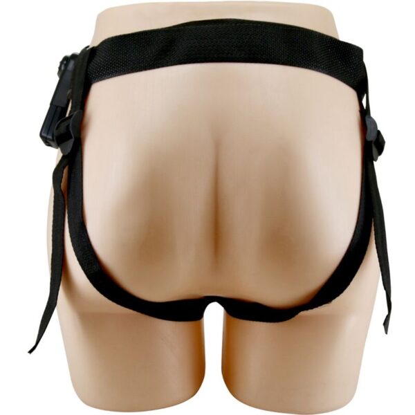 PRETTY LOVE - MARION HARNESS BRIEFS UNIVERSAL CON DILDO VIBRACIÓN 19 CM MULATO - Imagen 4