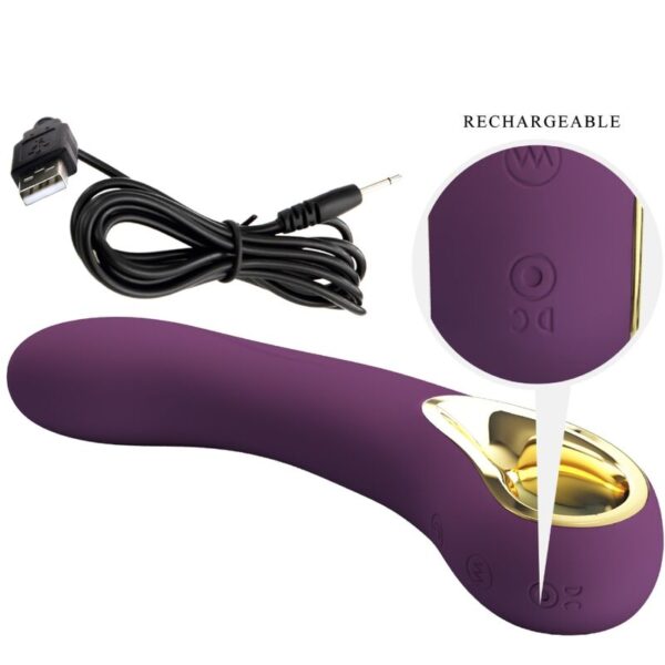 PRETTY LOVE - ETHAN VIBRADOR RECARGABLE LILA - Imagen 5