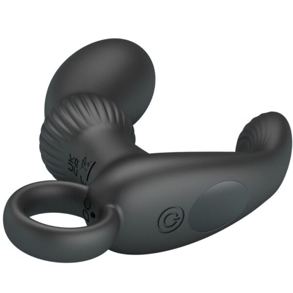 PRETTY LOVE - CAYLA MASAJEADOR VIBRADOR ANAL NEGRO - Imagen 4