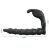 PRETTY LOVE - BLACKNEY ANILLO PENE CON PLUG VIBRADOR NEGRO - Imagen 5