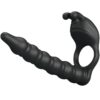PRETTY LOVE - BLACKNEY ANILLO PENE CON PLUG VIBRADOR NEGRO - Imagen 4