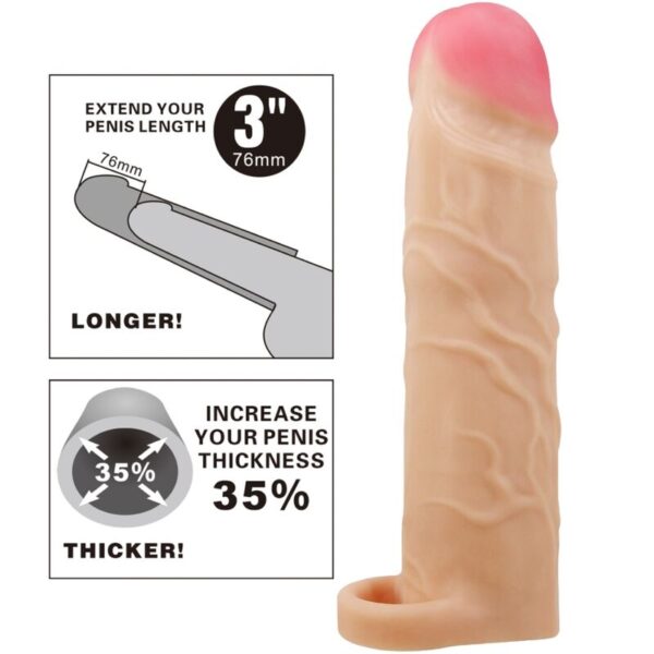 PRETTY LOVE - GERD FUNDA DE PENE EXTENSORA NATURAL - Imagen 5