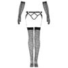 LIVCO CORSETTI FASHION - NEMALIA SET LIGUERO + MEDIAS + GUANTES NEGRO - Imagen 5