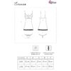 LIVCO CORSETTI FASHION - ZERUNAM SET BABYDOLL + TANGA NEGRO - Imagen 5