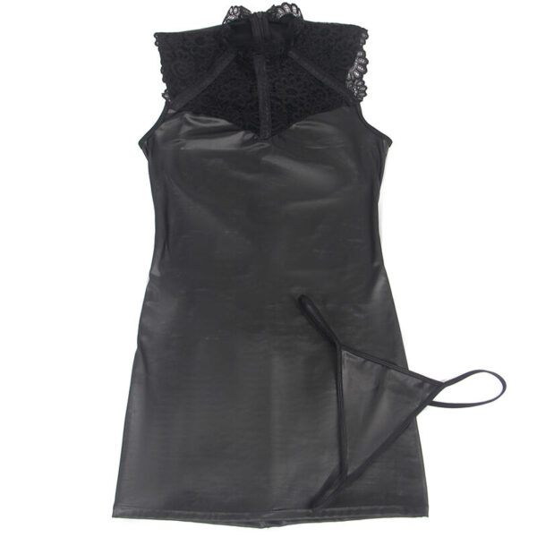 SUBBLIME - VESTIDO SEXY DE CUERO S/M - Imagen 4