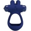 PRETTY LOVE - FRANCISCO DOBLE ANILLO VIBRADOR RABBIT AZUL - Imagen 2