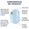 SATISFYER - CUTIE GHOST VIBRADOR LAY-ON AZUL CLARO - Imagen 4