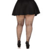 LEG AVENUE - MEDIAS REJILLA CRISTALIZADA NEGRO PLUS SIZE - Imagen 2