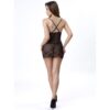 LIVCO CORSETTI FASHION - ALDANA LC 20206 BABYDOLL + TANGA NEGRO S/M - Imagen 3