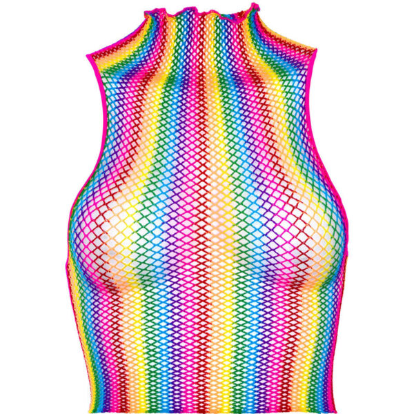 LEG AVENUE - TOP DE REJILLA MULTICOLOR - Imagen 3