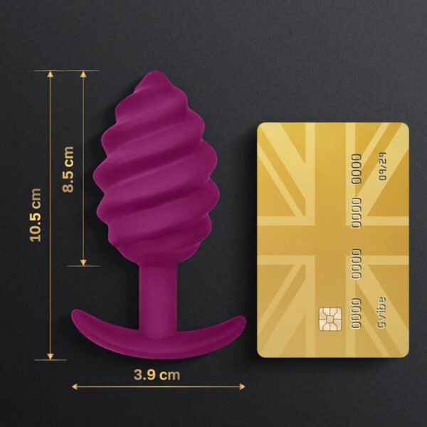 G-VIBE - GPLUG TWIST 2 PLUG ANAL MORADO - Imagen 3