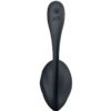 SATISFYER - RIBBED PETAL ESTIMULADOR PUNTO G CONTROL REMOTO NEGRO APP GRATUITA - Imagen 3