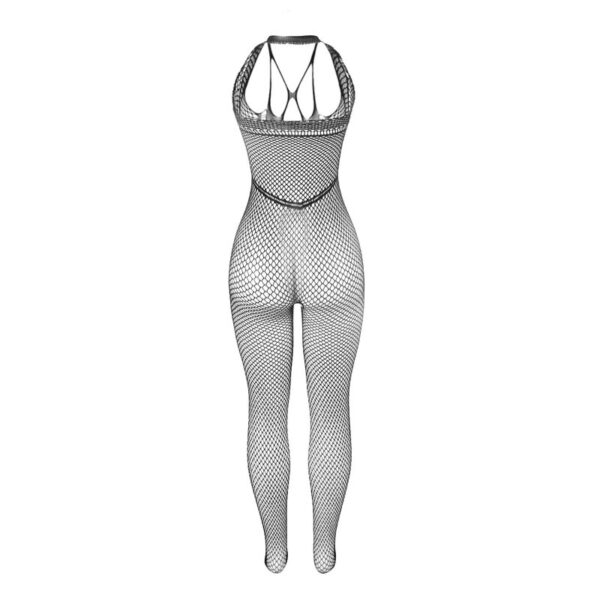 SUBBLIME - 951788 BODYSTOCKING LARGO DE REJILLA TIRANTES EN PECHO Y ESPALDA NEGRO TALLA ÚNICA - Imagen 4