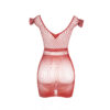SUBBLIME - 951924 VESTIDO DE REJILLA CROCHÉ CORTO ROJO TALLA ÚNICA - Imagen 5